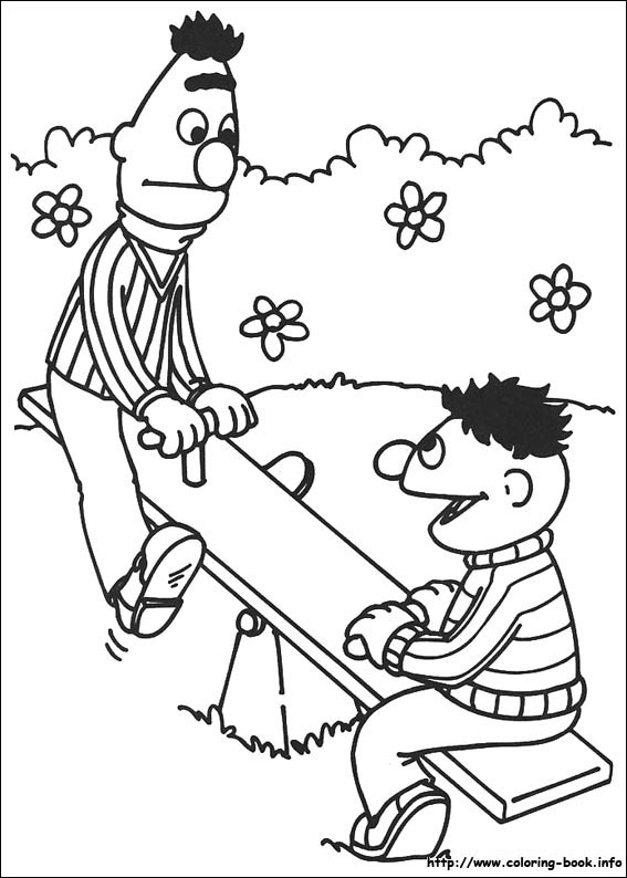 Sesame Street coloring picture